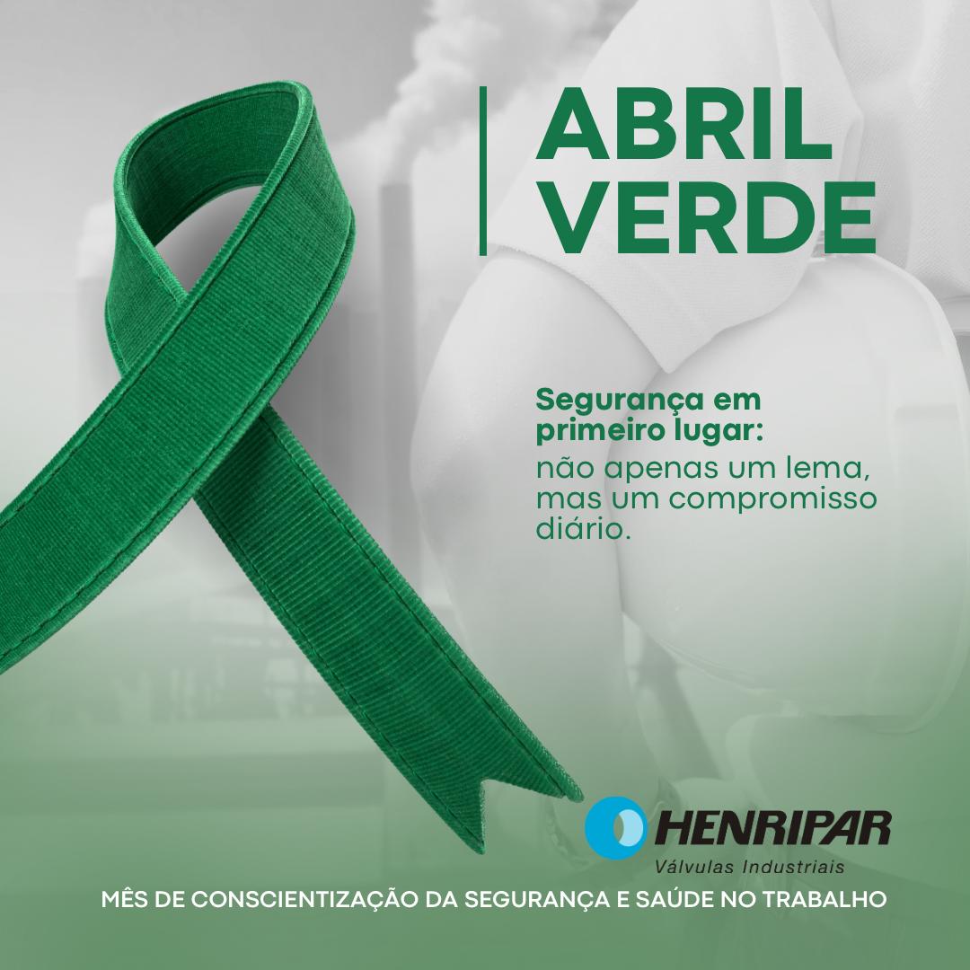 Abril Verde: mês da segurança no trabalho